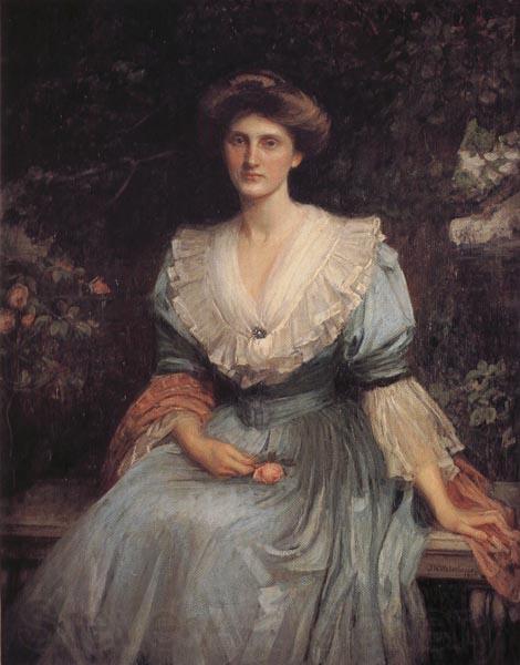 John William Waterhouse Lady Violet Henderson Norge oil painting art